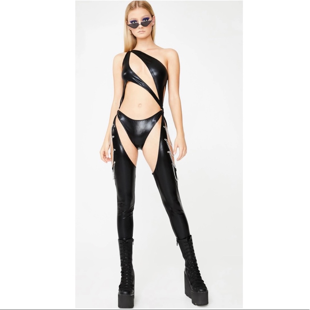 NWOT Onyx Prism Cutout Catsuit
